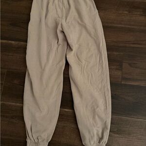Garage Cinched Beige Sweatpants